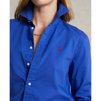 Royal Blue Poplin Shirt