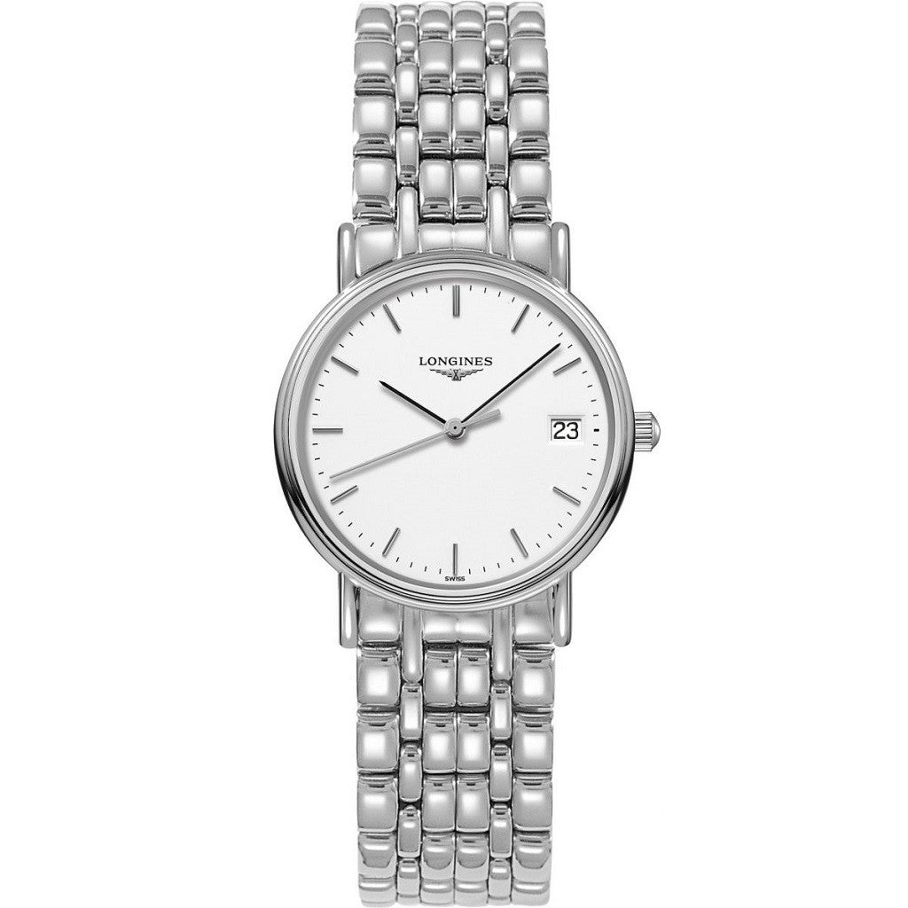 Longines Presence 30mm Quartz Watch L43204126 | SwissTimepieces