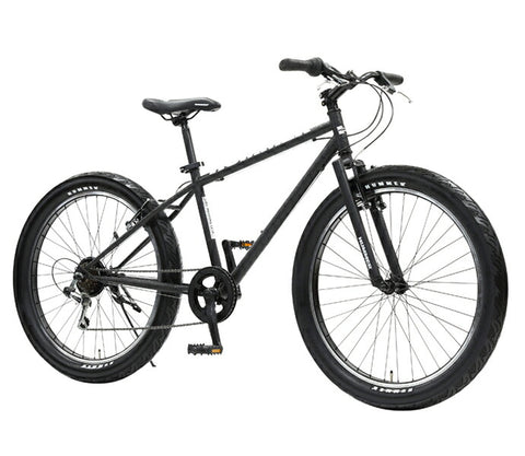 自転車 ファットバイク HUMMER TANK3.0 Wブラック W-Black 26インチ 6