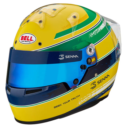 Bell KC7-CMR Kart Helmets - Ayrton Senna - Main Left - Fast Racer