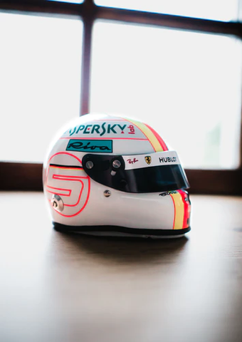  An F1 Driver’s helmet
