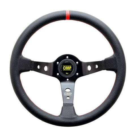 Race car steering wheel. 
