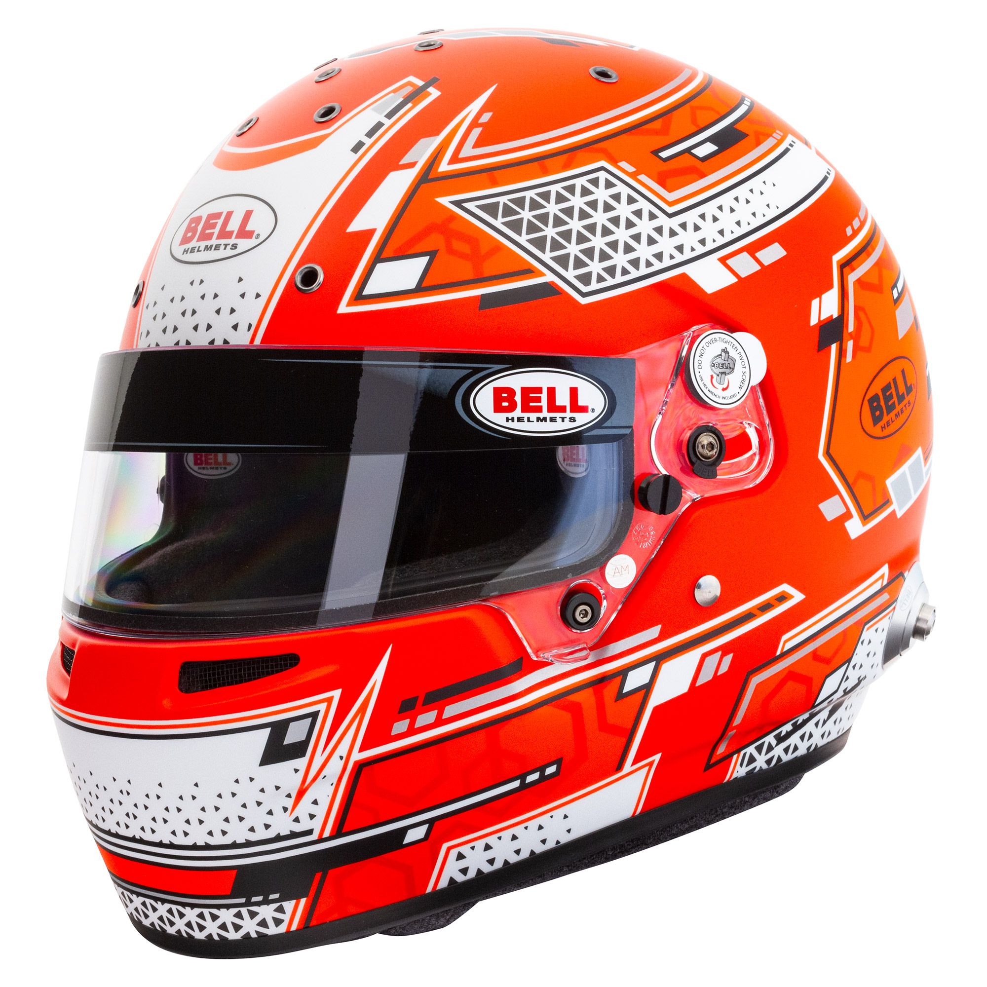 Bell RS7 Pro Helmet - Stamina Red, Snell SA2020 +FREE Fleece Helmet Bag