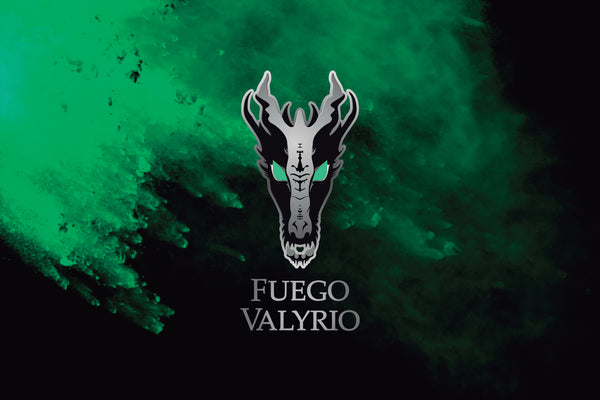 Licor Fuego Valyrio 70 cl. de color verde intenso. Te hipnotiza
