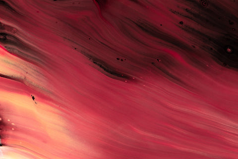 Red abstract art