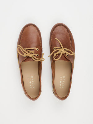 The Boat Loafer in Brown by Jamie Haller - Mergers