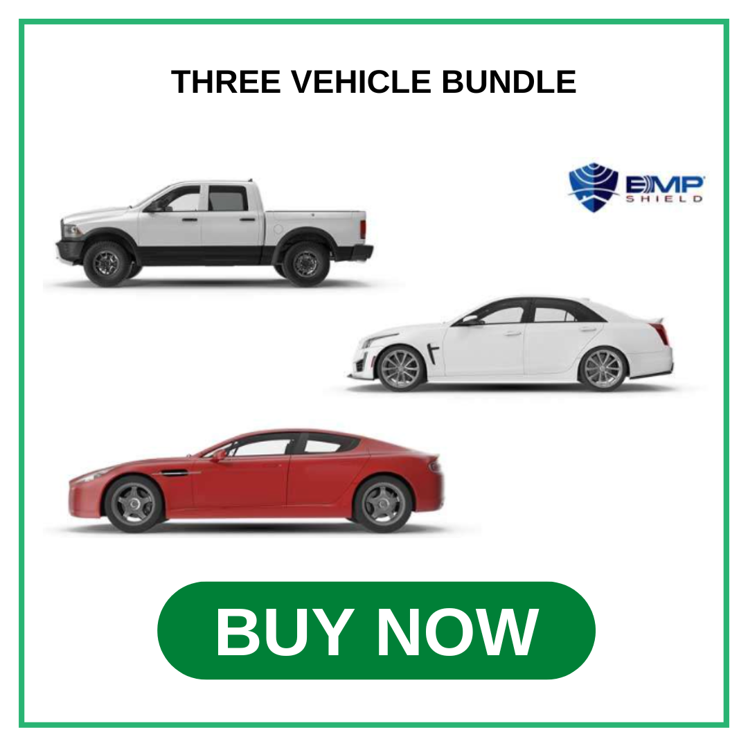 Photo of the Three Vehicle Bundle by EMP Shield