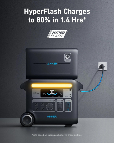 Anker 760 Portable Power Station Expansion Battery - Fast Charging