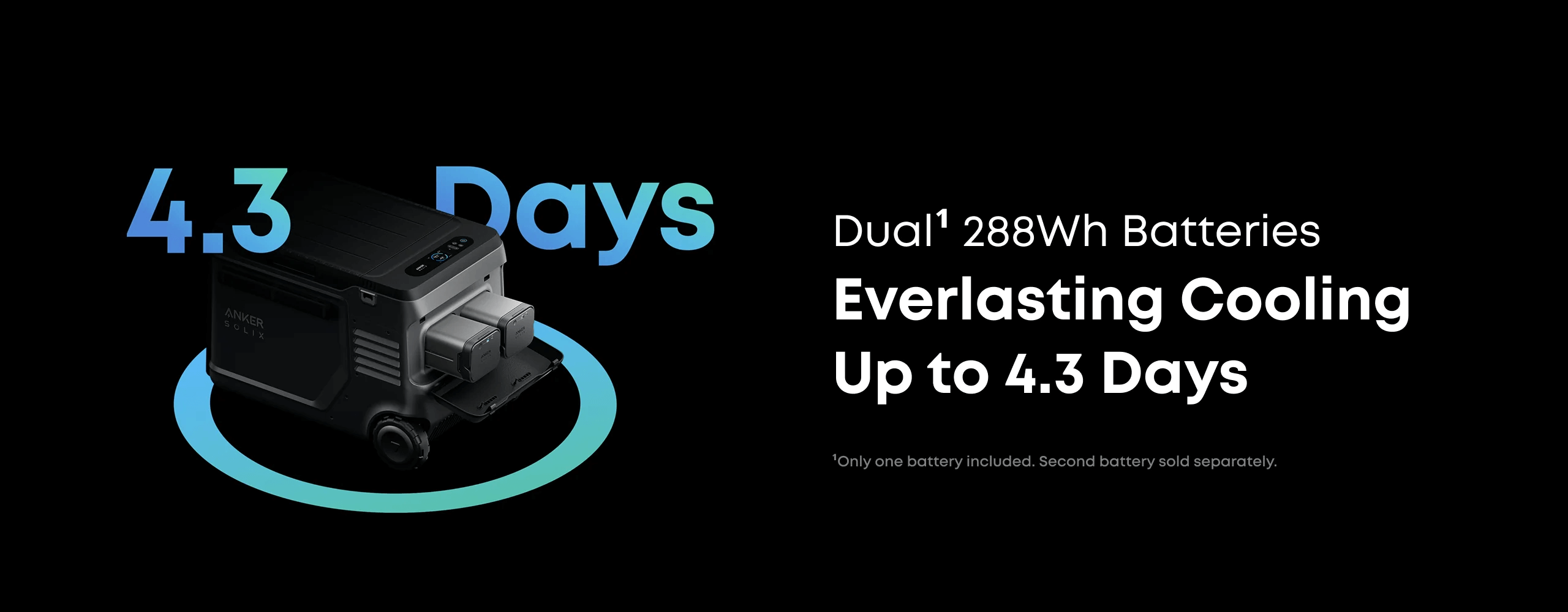 Anker EverFrost 2 Built-In 288Wh Battery