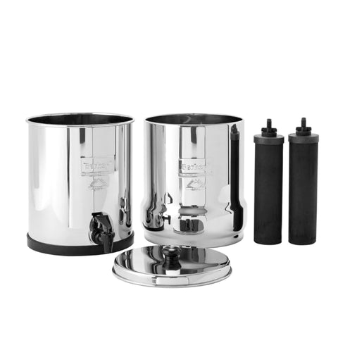 Berkey water filter upper and lower chambers