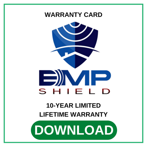 EMP Shield Warranty Card