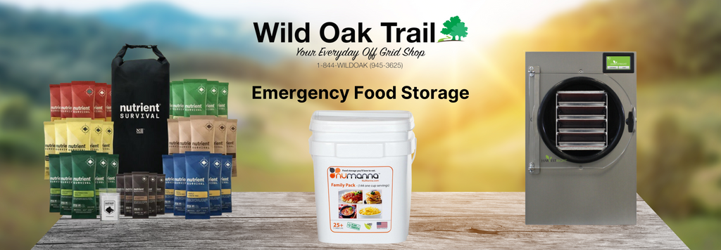 Emergency Food Storage at Wild Oak Trail