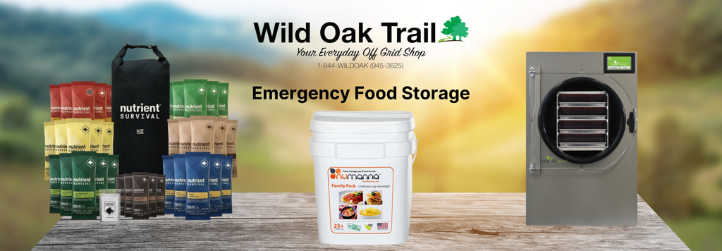 Emergency Food Storage from Wild Oak Trail