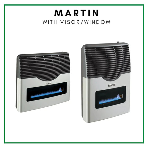 Martin Propane Wall Heaters with Visor