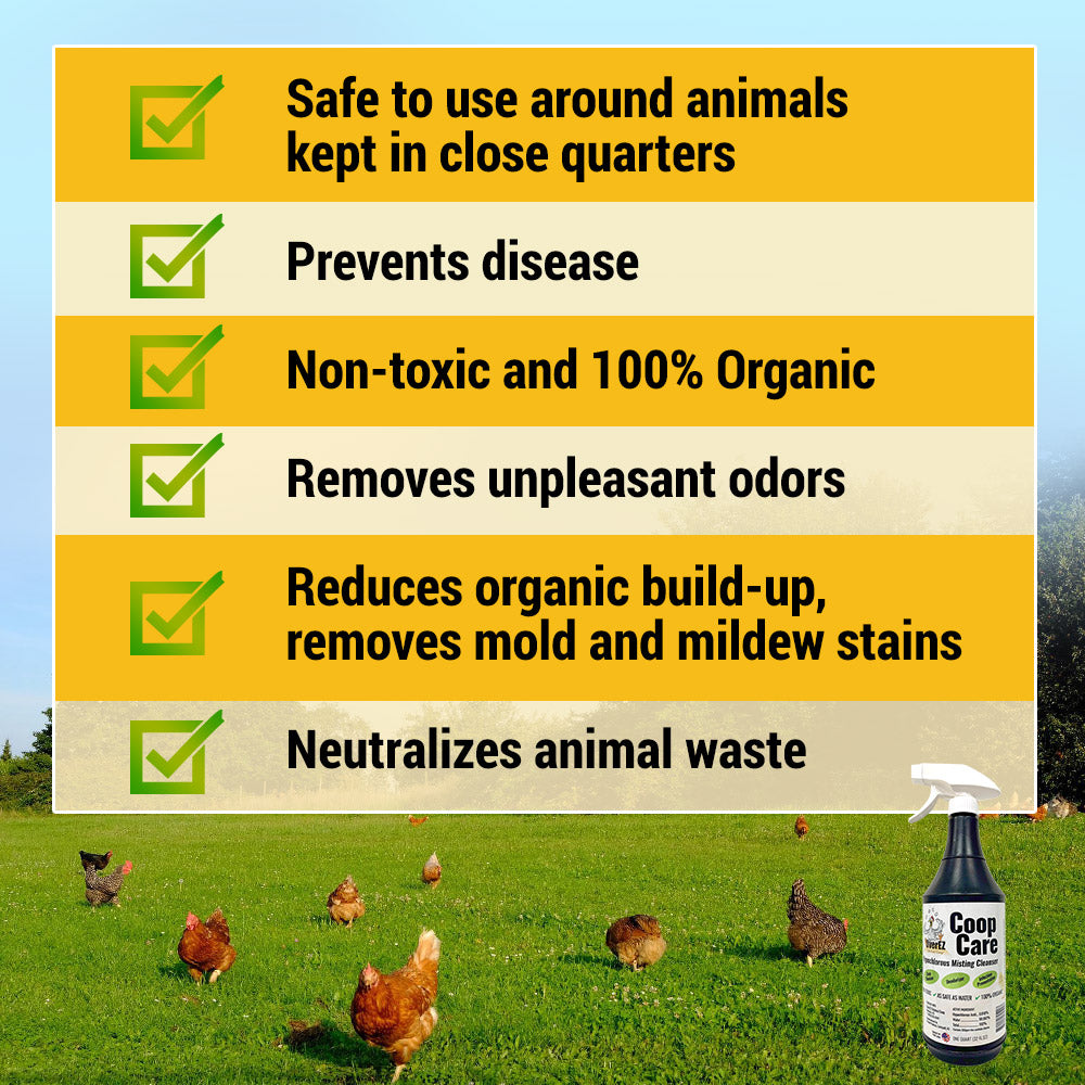 OverEZ Organic Coop Care Solution Safety Features
