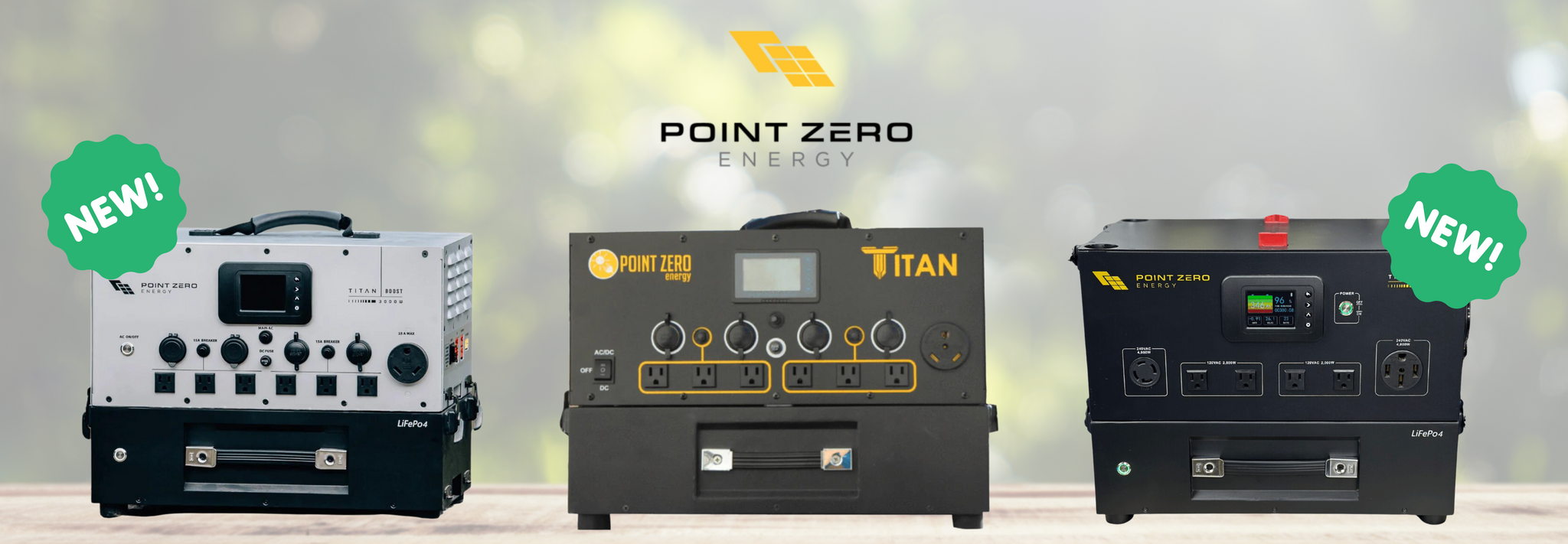 Titan Solar Generators by Point Zero Energy