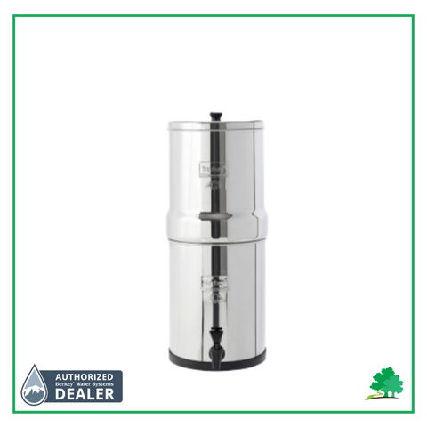 Picture of Travel Berkey with Wild Oak Trail and Authorized Berkey Dealer Logo on it. - Water Filtration
