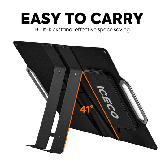 ICECO 80w solar panel kickstand