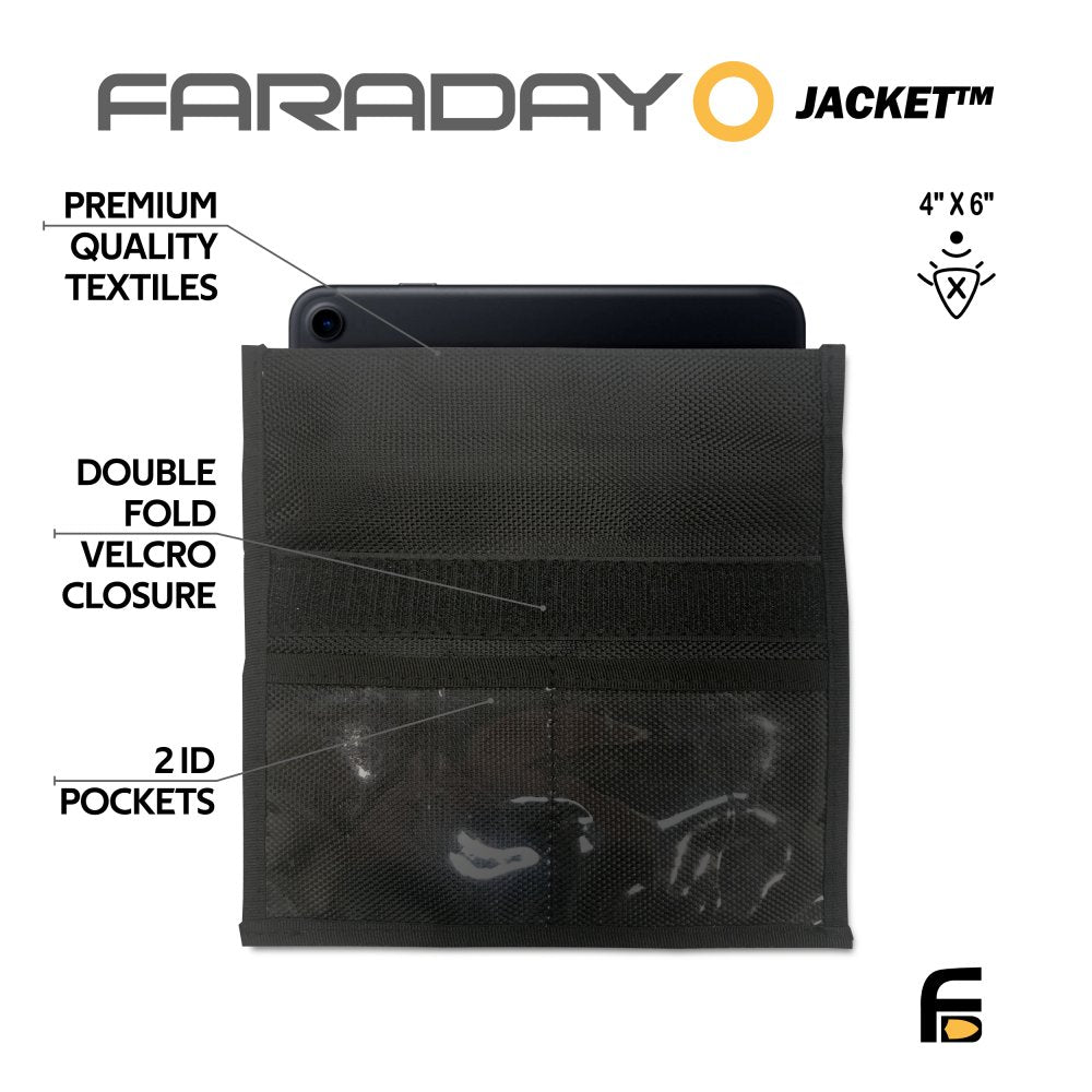 JACKET Forensic Faraday Cell Phone Bag (4.5 x 8)