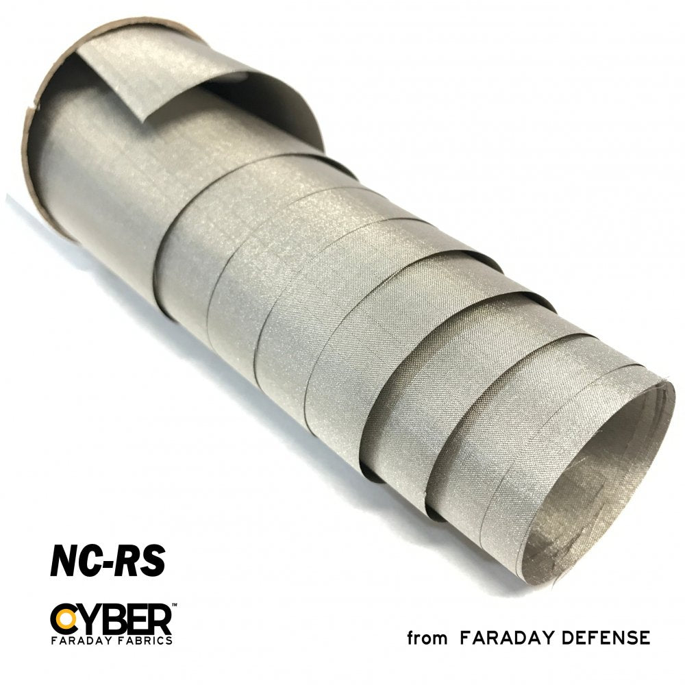 CYBER Faraday Fabric EMF RF Shielding Black Fabric Roll 50″ x 1′ - Far -  Wild Oak Trail