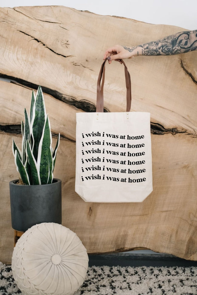 i wish i was at home Tote Bag - WilliamRaeDesigns