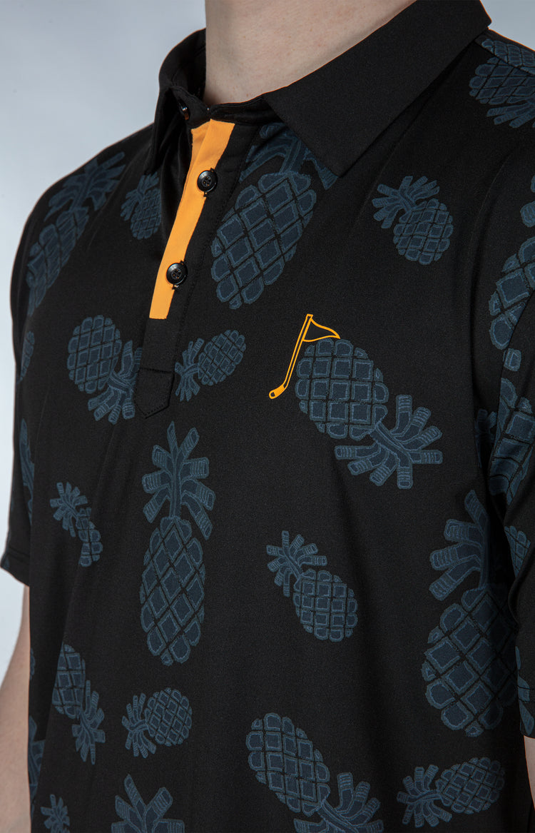 pineapple golf polo