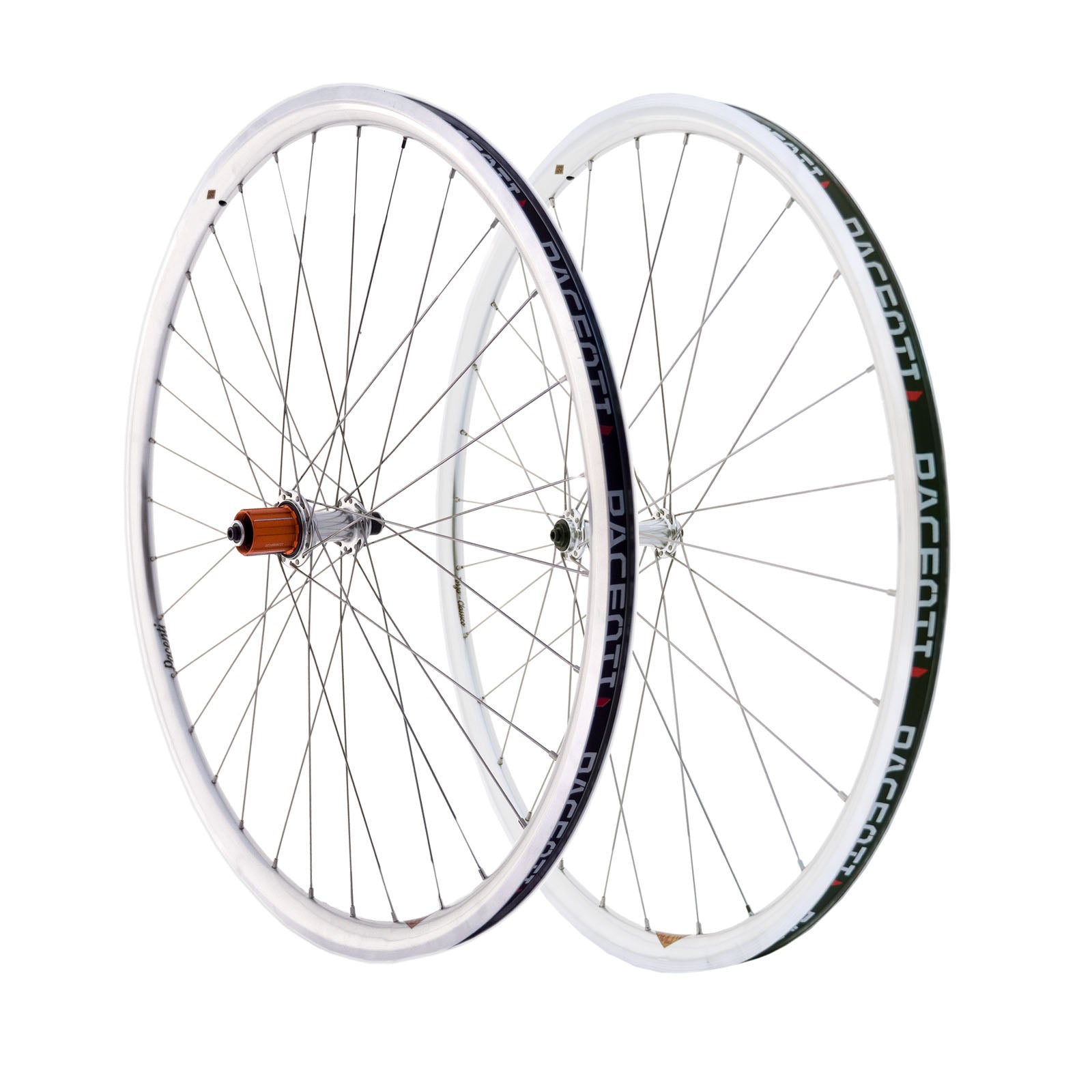Silver wheelset rim brake – Cycle Design