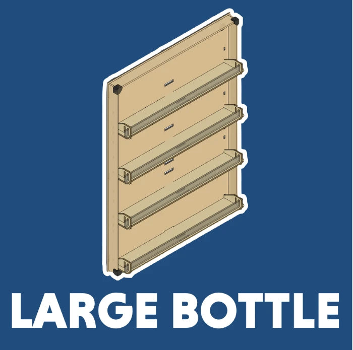 WALL RACK - LARGE BOTTLE : PAINTER