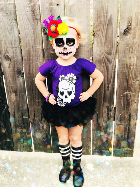 Floral Skull Design