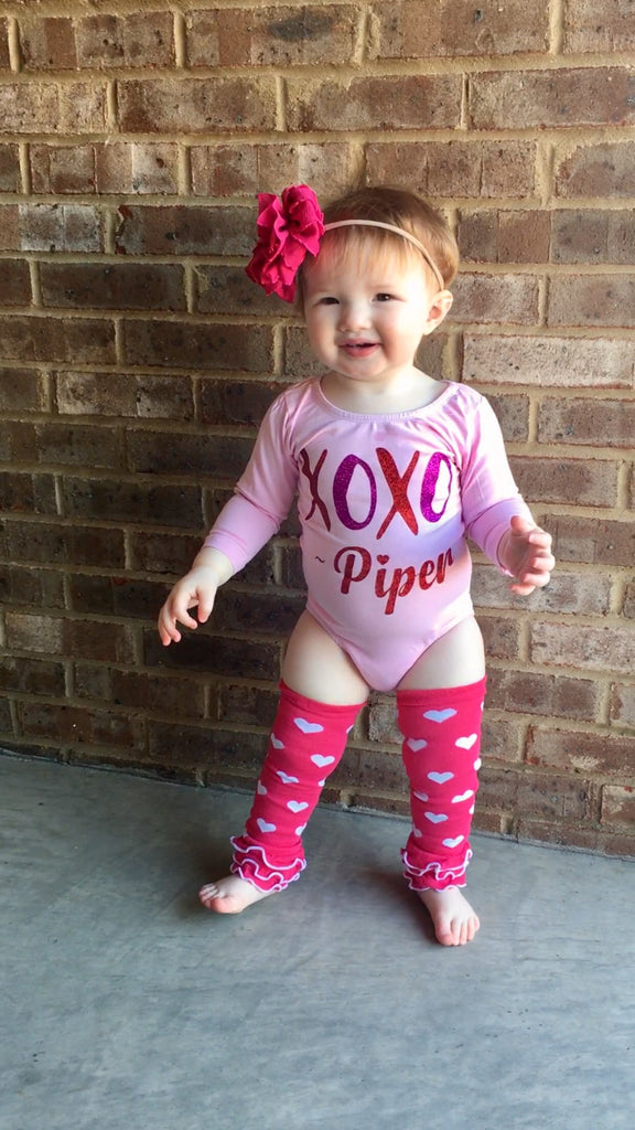 Pink Heart Ruffle Leg Warmers – Chloe + Piper