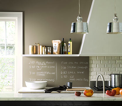 Designer- Quality colour chalkboards from Benjamin Moore. Choose any Benjamin Moore colour!