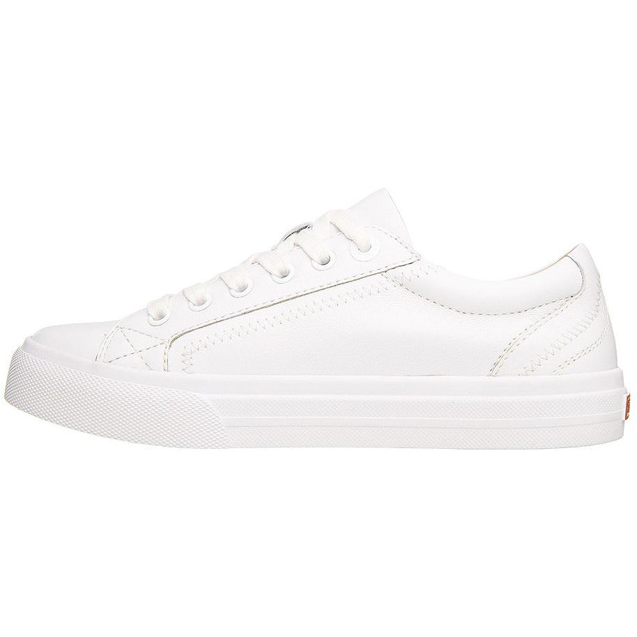 taos white leather sneakers