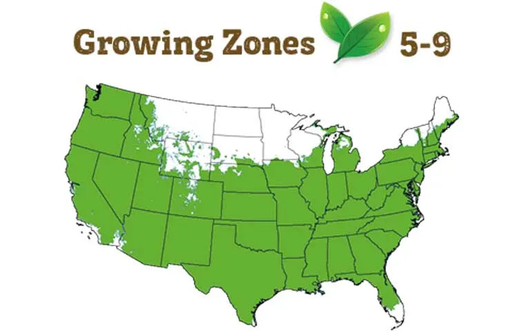 growing zones map