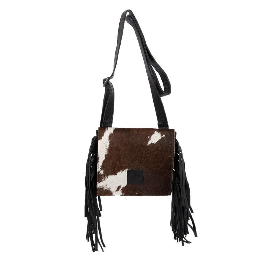 Tri Color Diamond Hair on Cowhide Leather Shoulder Bag and Wallet Set –  Trails End Western Wear & Tack