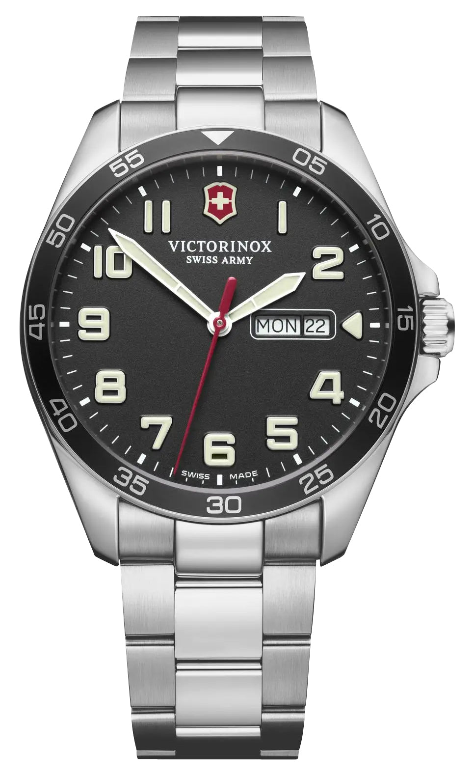 Victorinox Swiss Army Fieldforce Chrono 241852 Steel Mens Watch ...