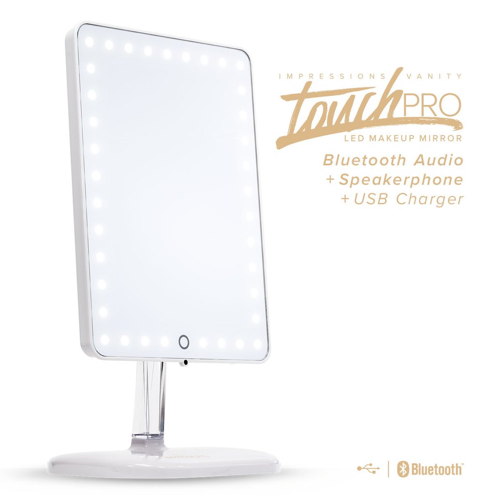 makeup mirror with bluetooth speaker