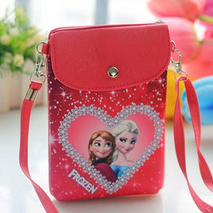 Disney's Frozen 2 Princess Messenger Leather Bag Cute Snack Bag Gift for Girls