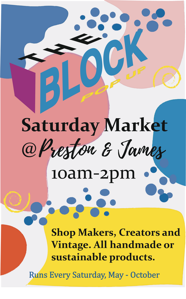 The Block Pop Up at Preston and James