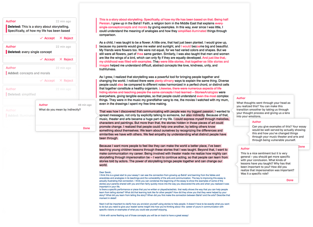 ucas academic reference example