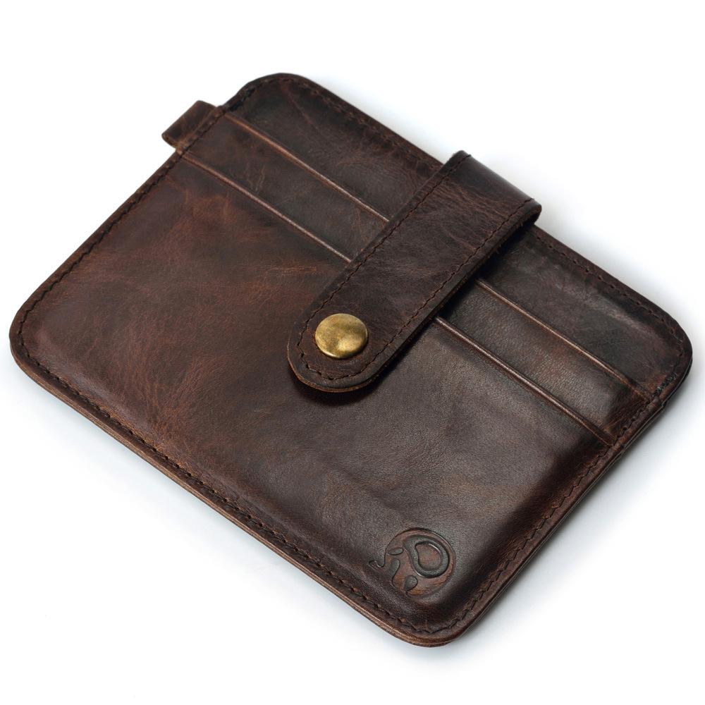 Vintage Leather Credit Card&ID Card Holder – Gifts for Designers