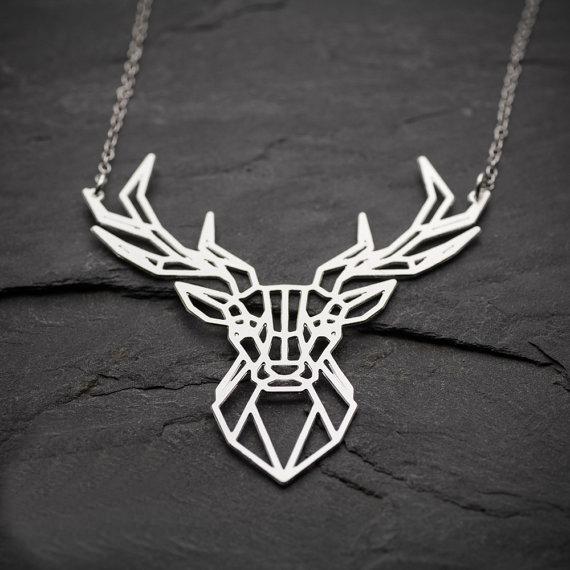 deer necklace