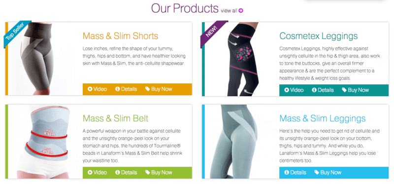Lanaform Mass & Slim Legging smart clothing for weight loss