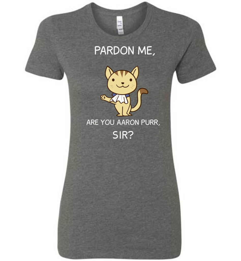 pardon me are you aaron purr sir