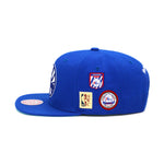 Philadelphia 76ers Pastel Blue Bottom Mitchell & Ness Snapback Hat Royal