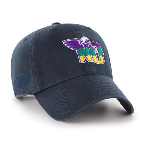 New Orleans Pelicans 47 Brand Clean Up Dad Hat Navy