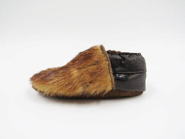 Vintage Leather & Fur Shoes