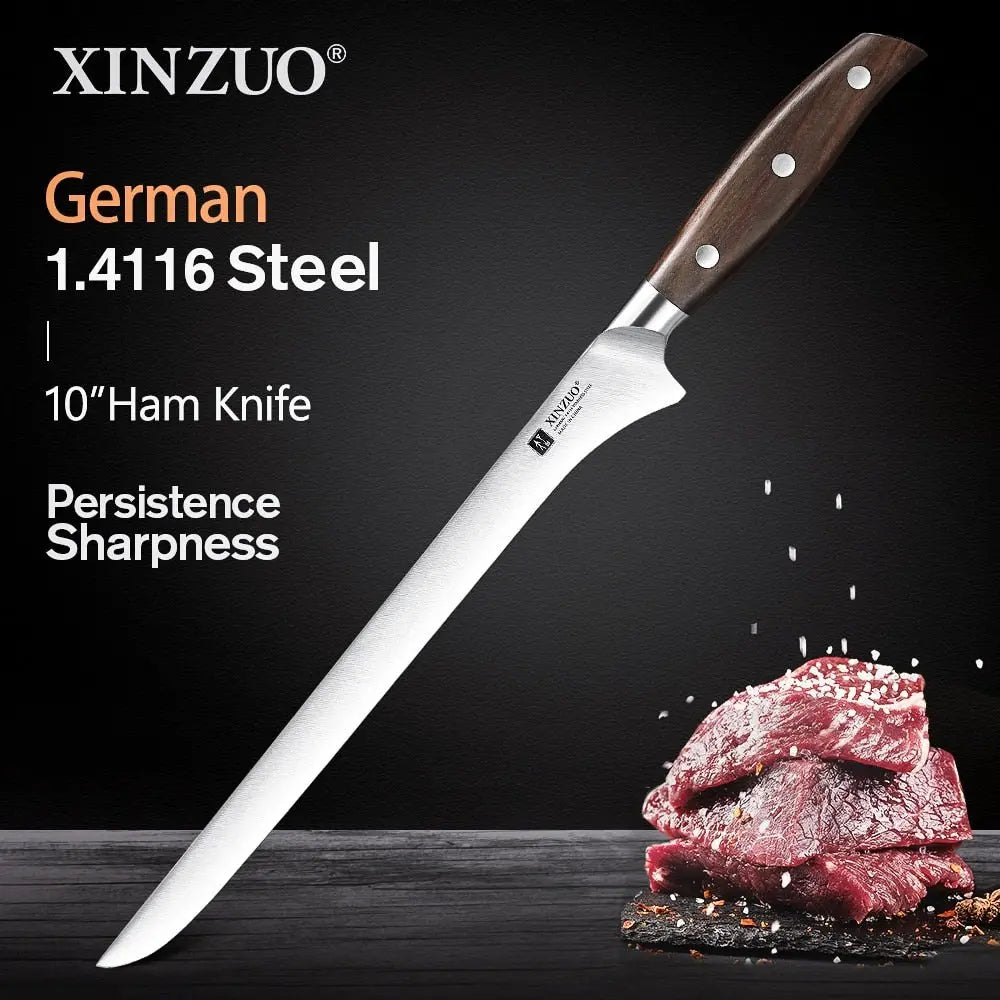 XINZUO 8.5 Inch Chef Knives High Carbon Chinese VG10 67 Layer Damascus  Kitchen Knife Stainless Steel Gyuto Knife Rosewood Handle