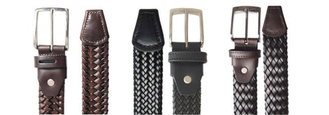 72 Smalldive Italian Crafted Braided Belts In Re-Generated Leather