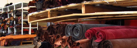 Image of A Warehouse Of An Italian Tannery