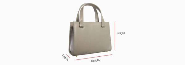 Leather tote bag with large outside pocket. 4 colors available. Cap Sa Sal  Bag. Handmade. — Vermut Atelier